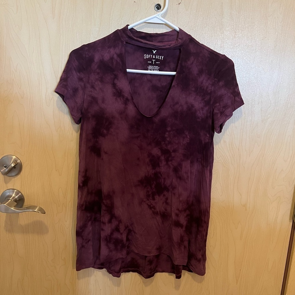 American Eagle tie dye shirt